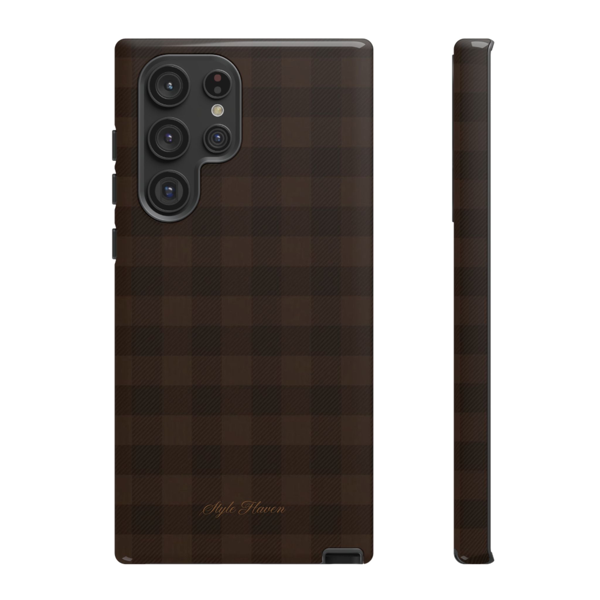 cocoa checkered case