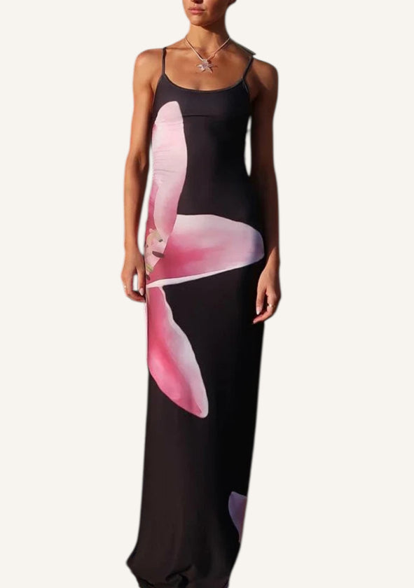 Paradise Bloom Floral Slip Maxi