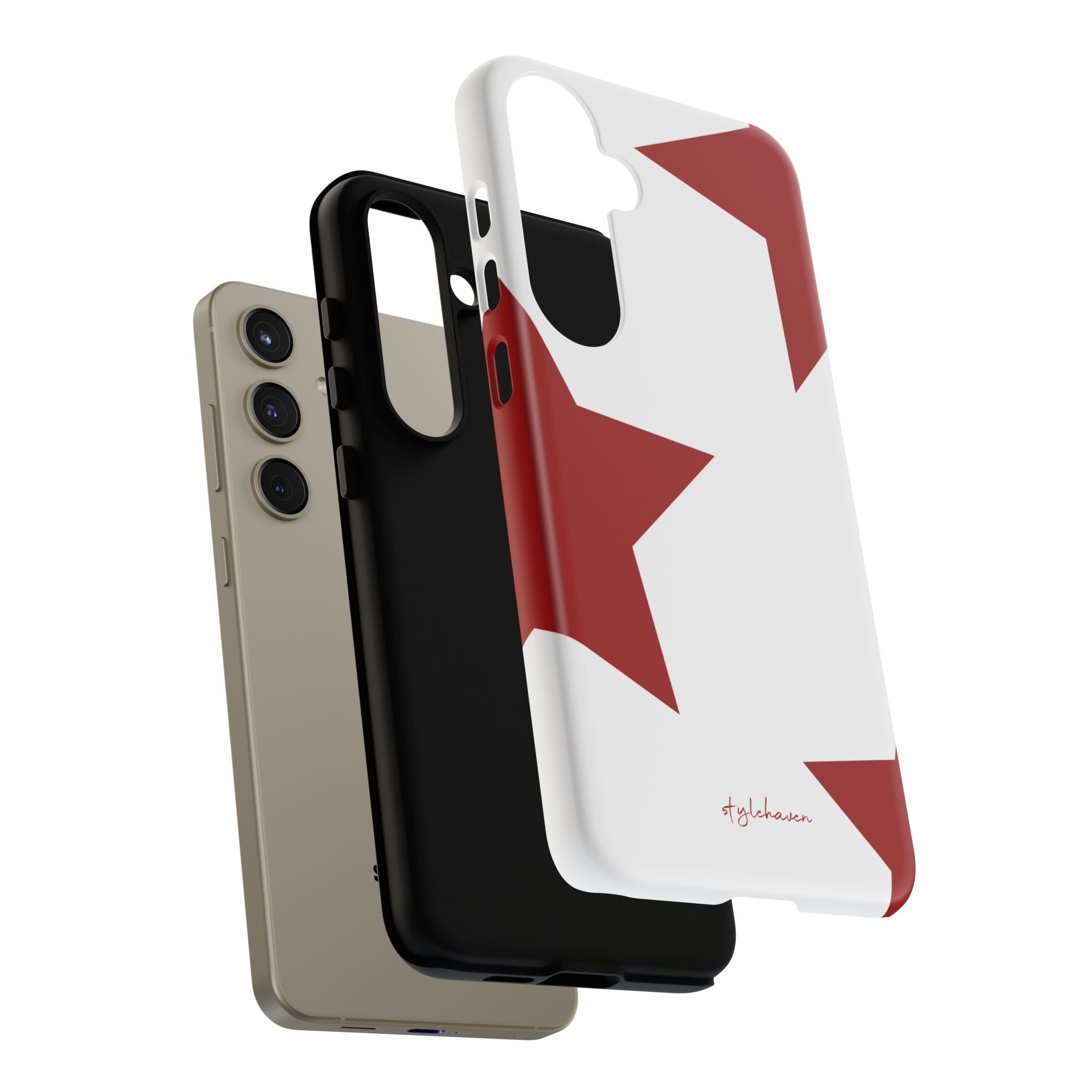 All I see is stars red phone case