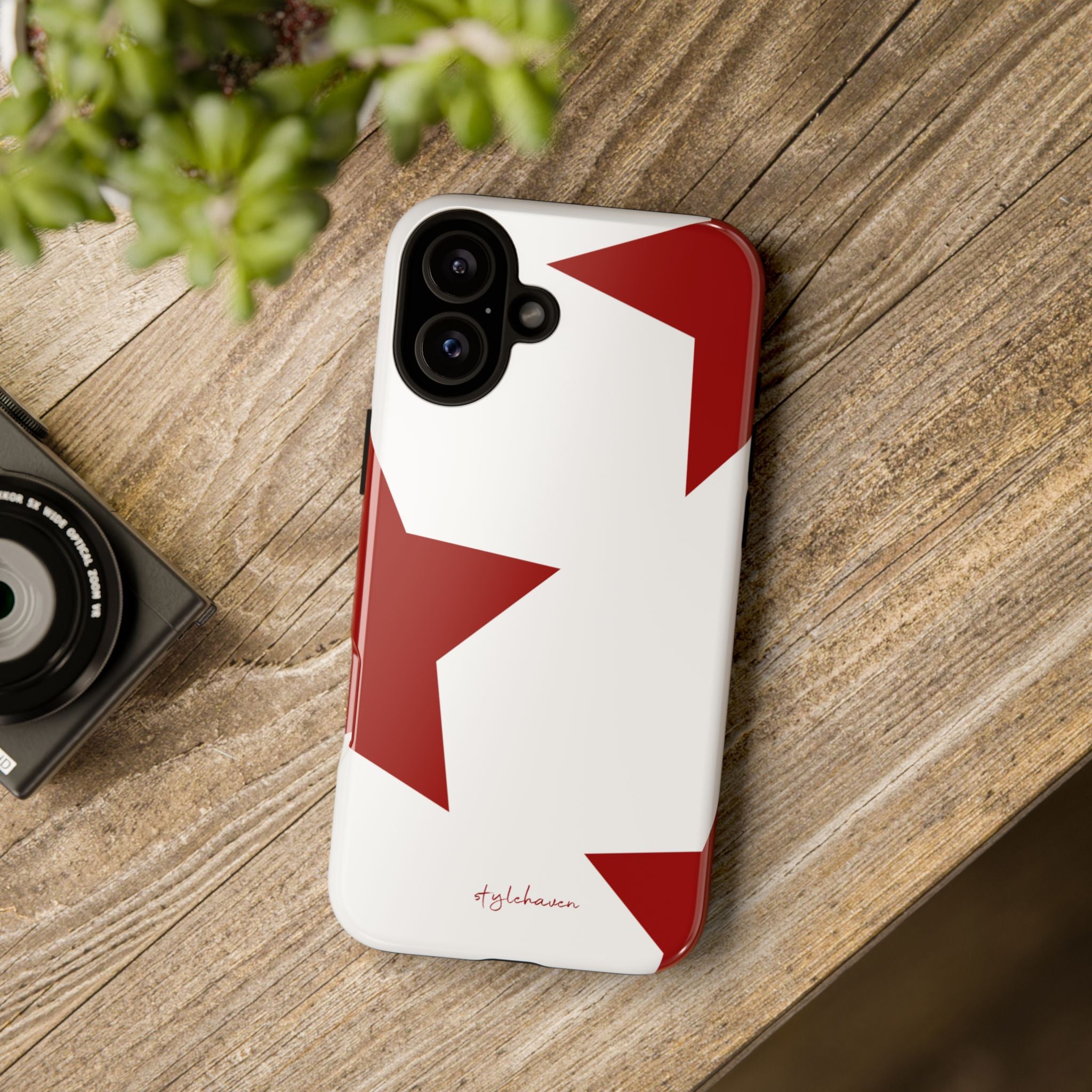 All I see is stars red phone case