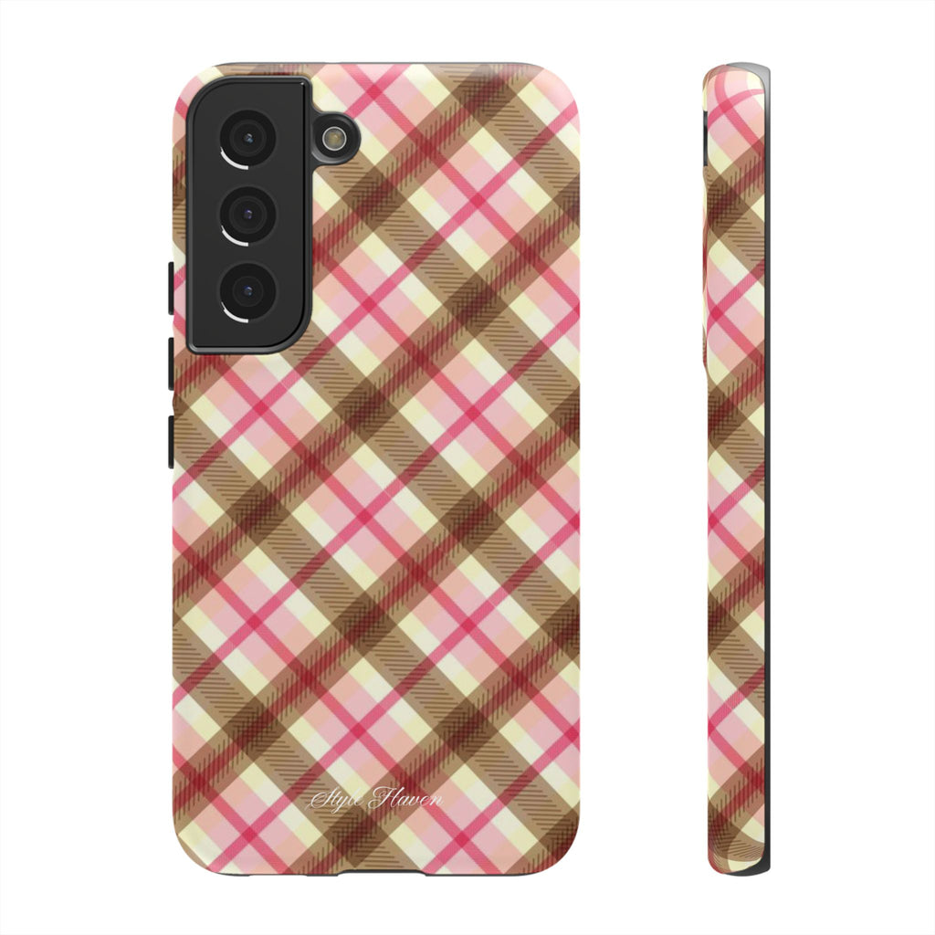 sweet tartan pink case