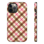 sweet tartan pink case