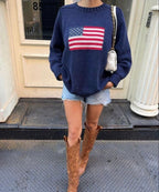 stars and stripes American sweater