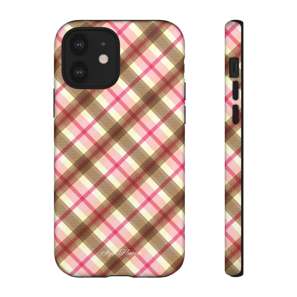 sweet tartan pink case