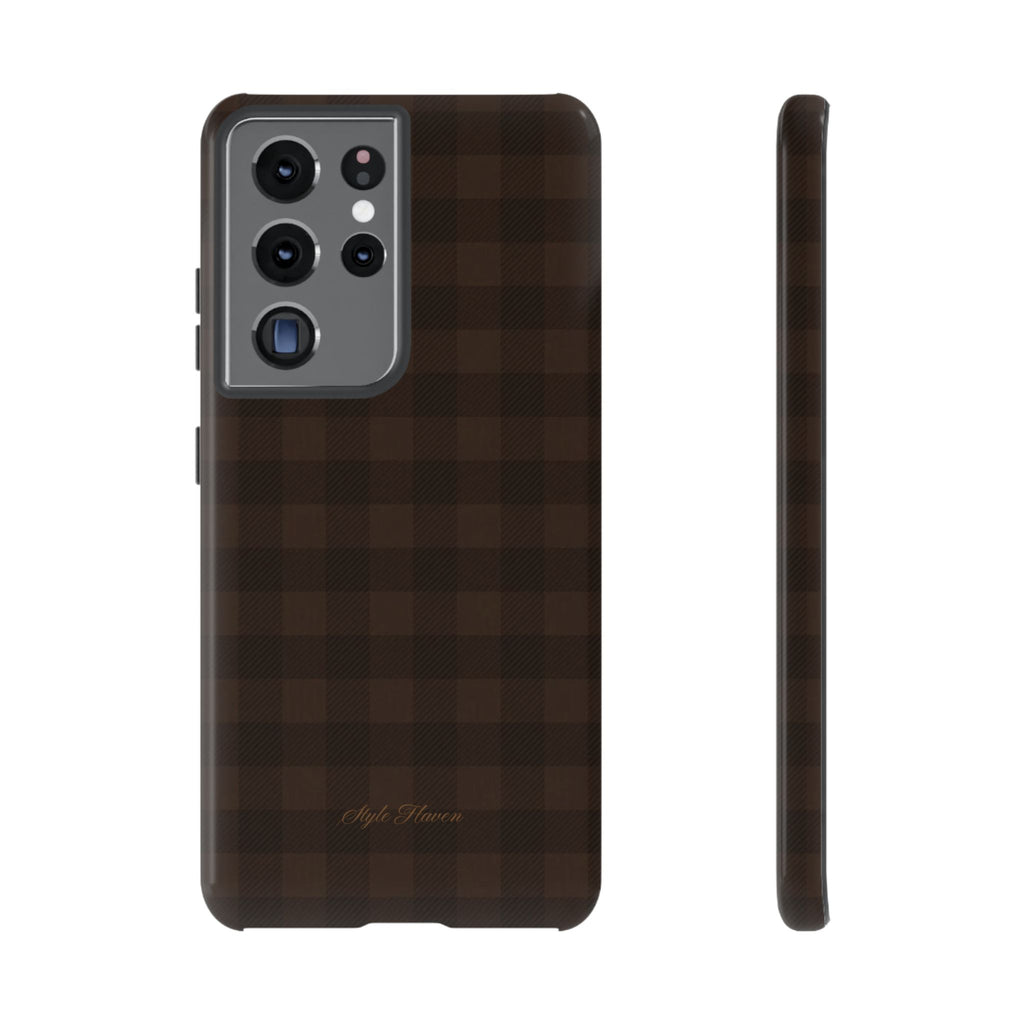 cocoa checkered case
