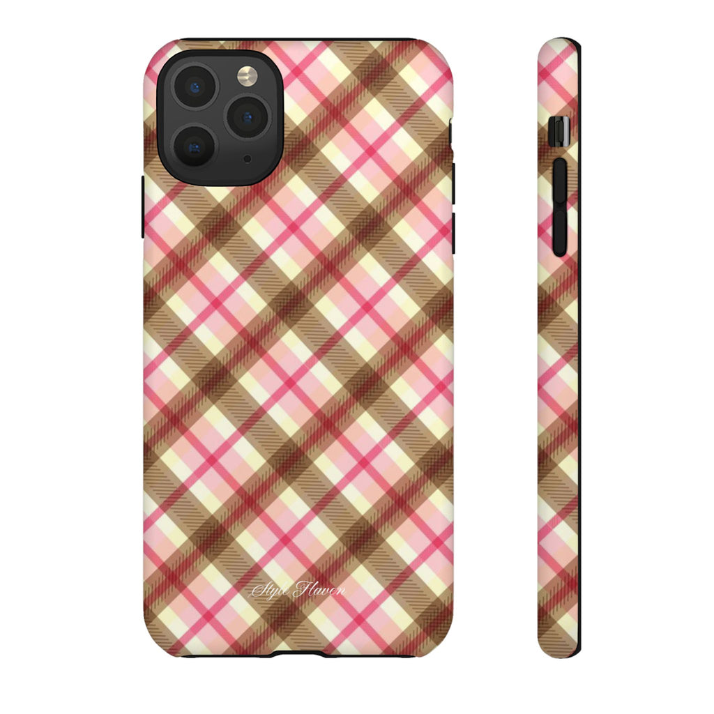 sweet tartan pink case