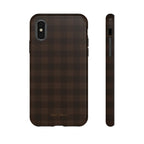 cocoa checkered case