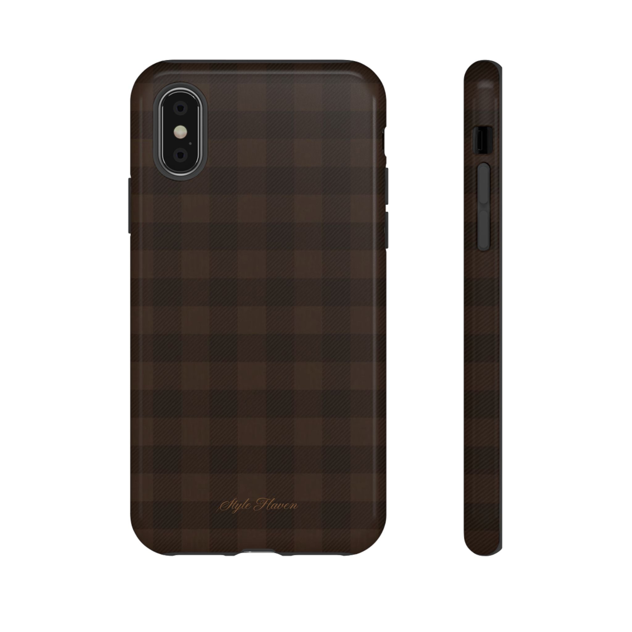 cocoa checkered case