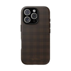 cocoa checkered case