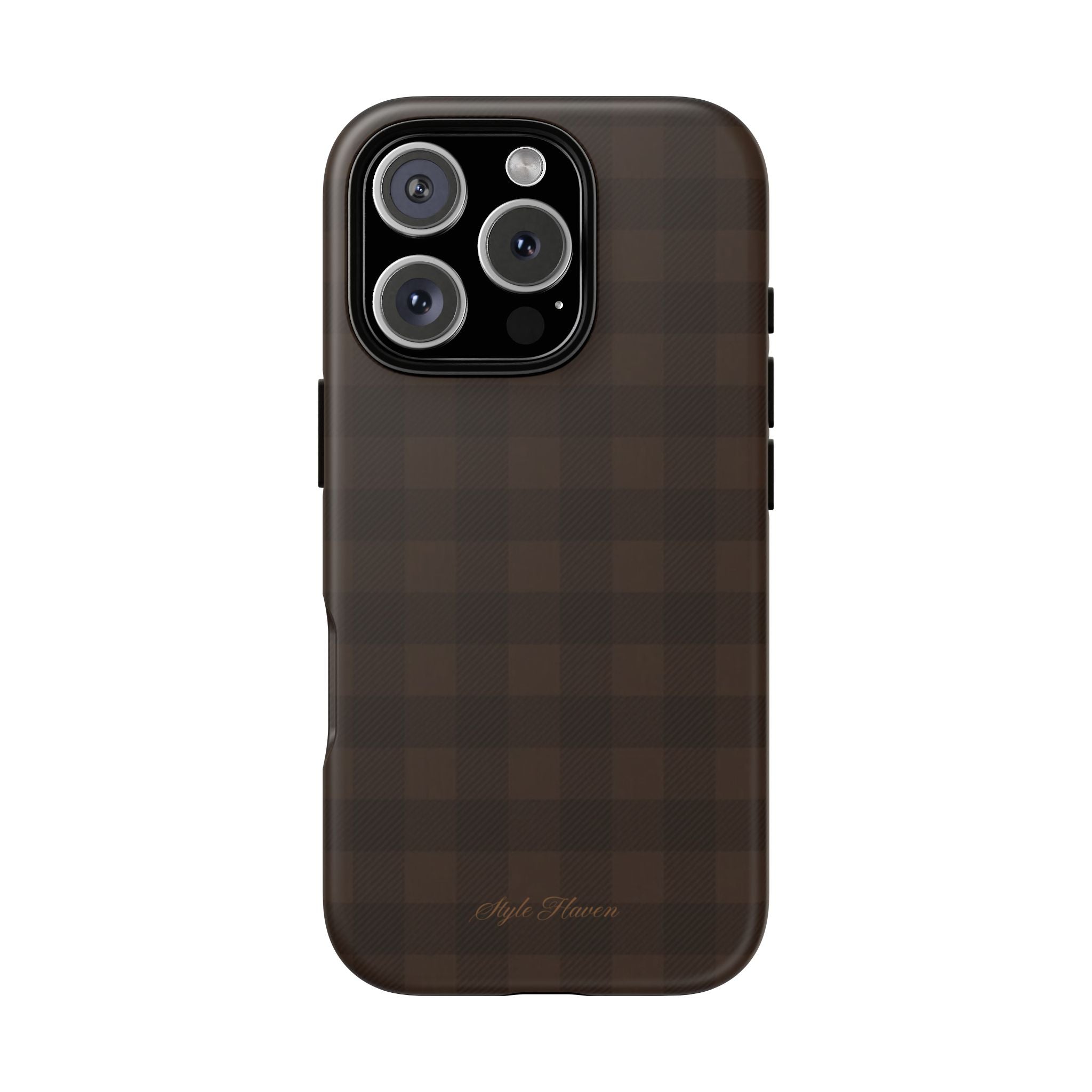 cocoa checkered case
