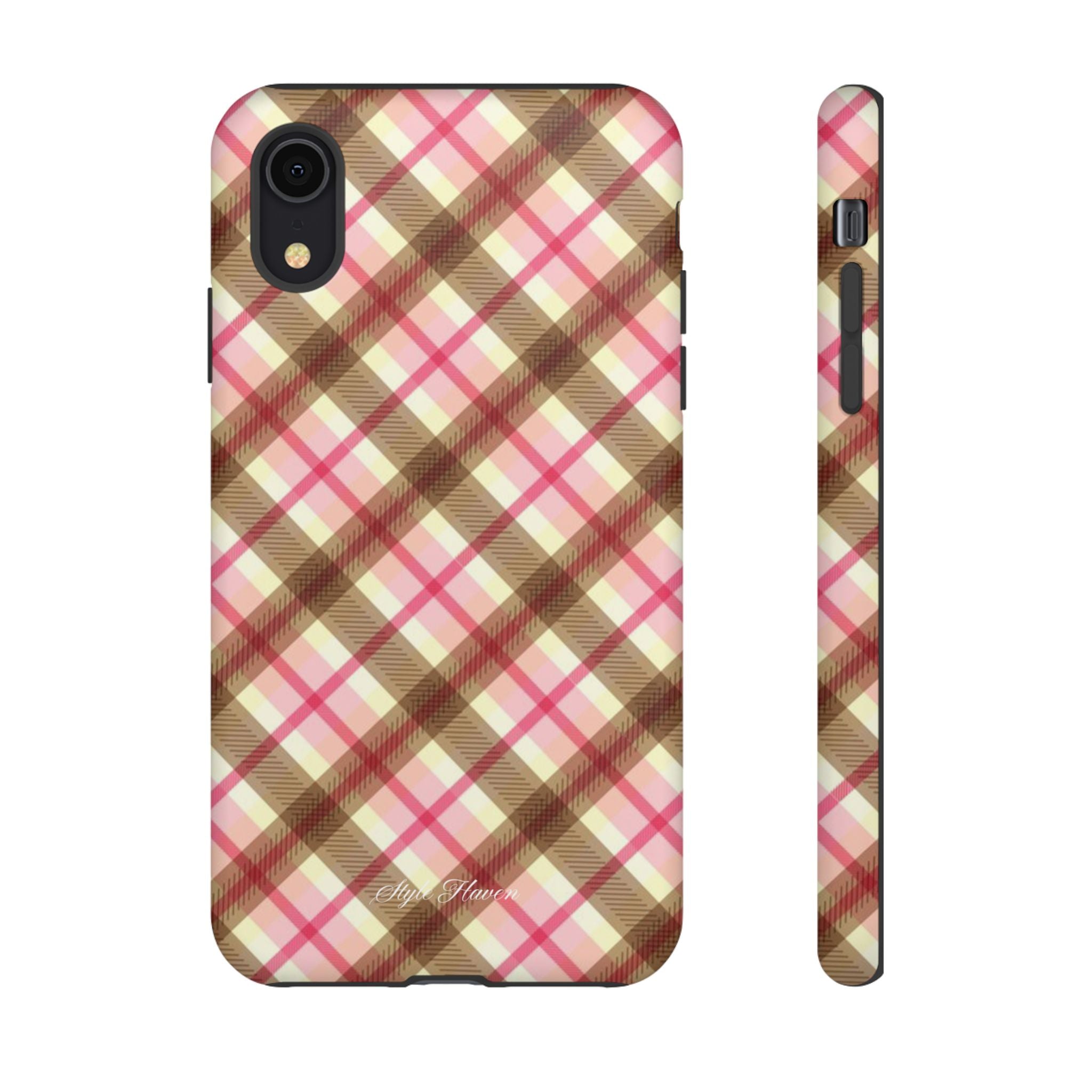 sweet tartan pink case