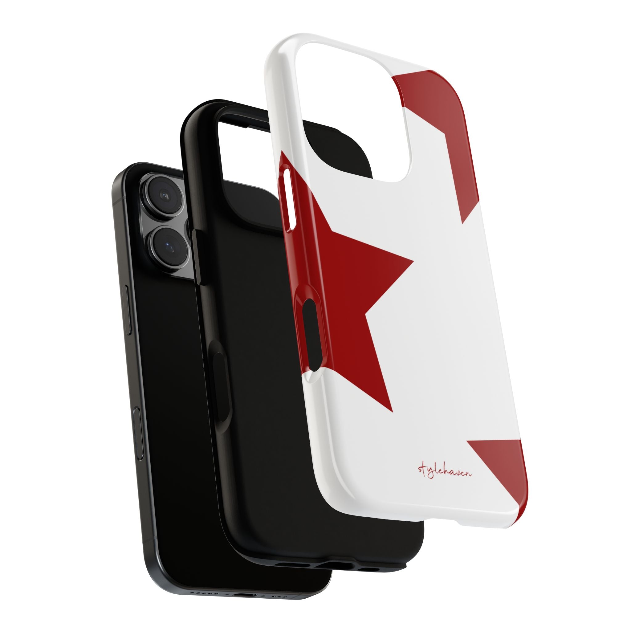 All I see is stars red phone case