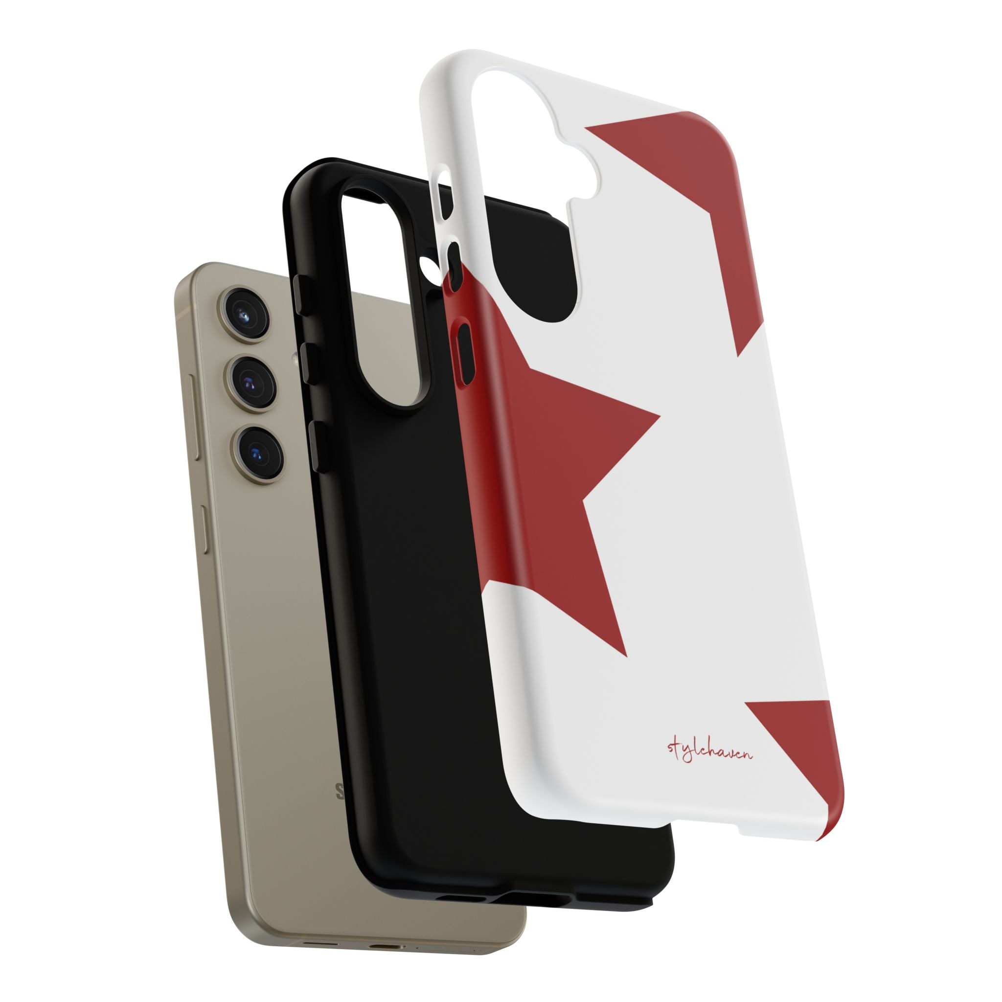All I see is stars red phone case