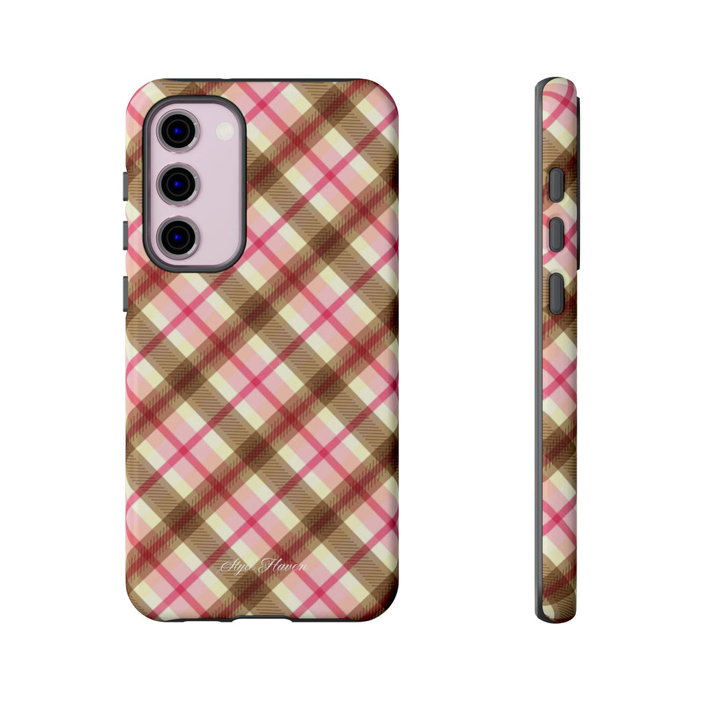 sweet tartan pink case
