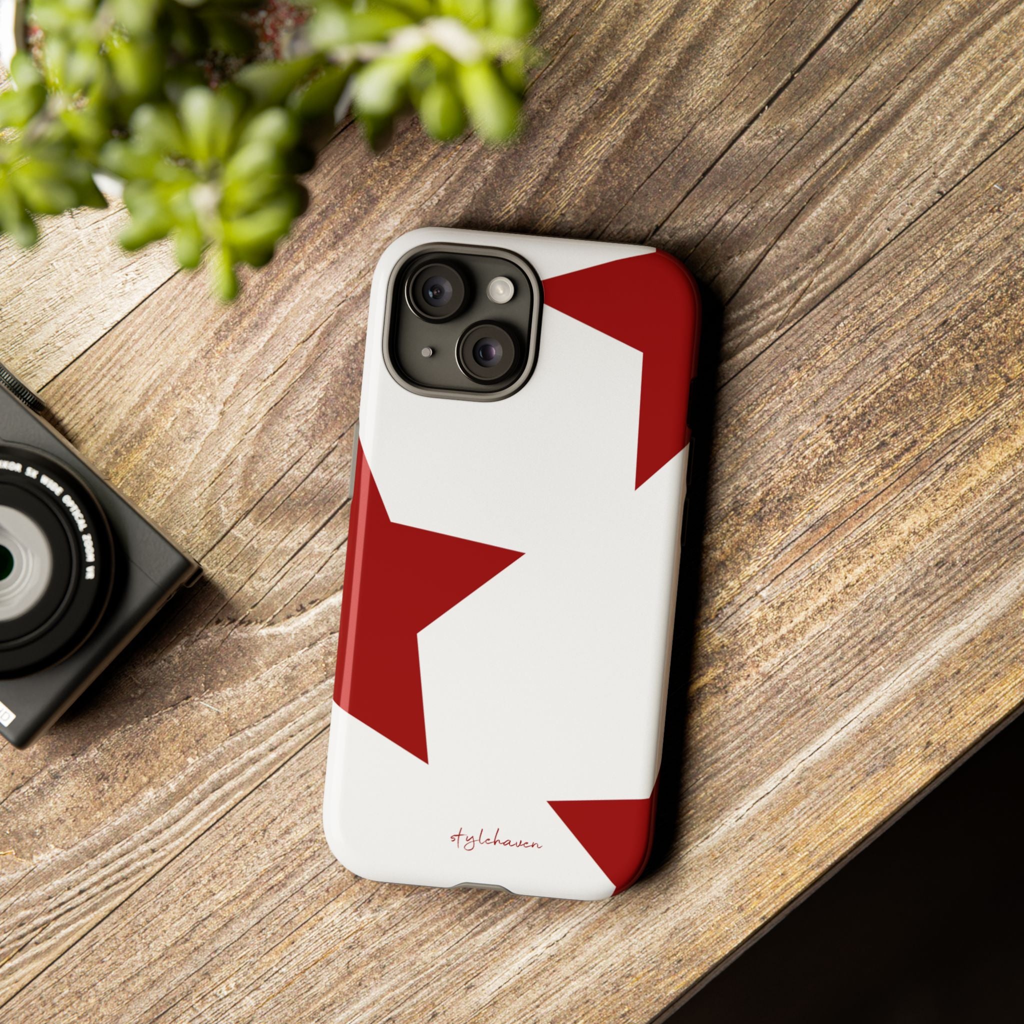 All I see is stars red phone case
