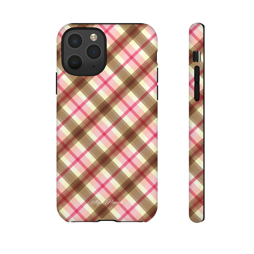 sweet tartan pink case