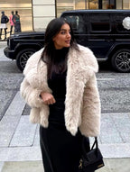 Faux Fur Oversized Coat