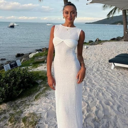 Costal curve knitted Cover Up Dress