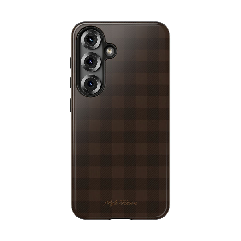 cocoa checkered case