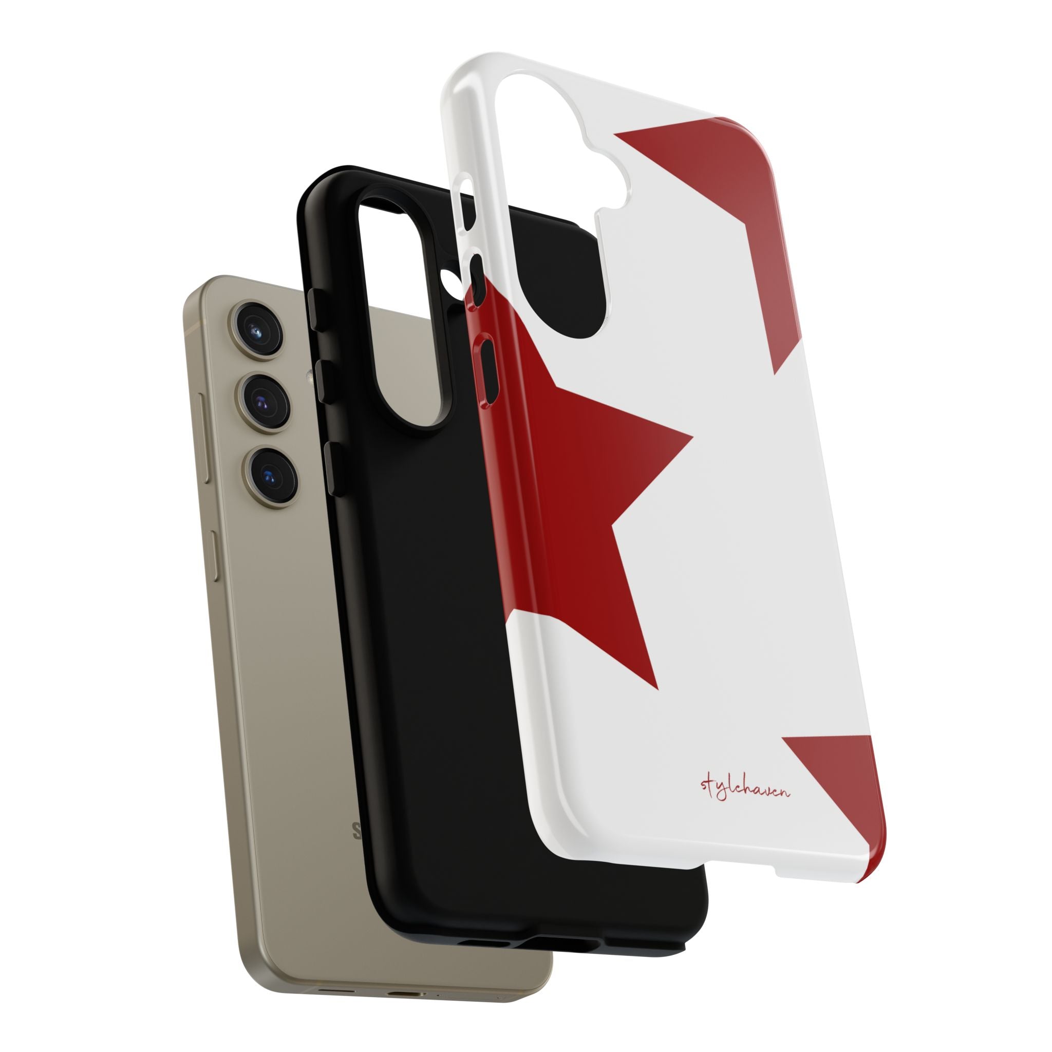 All I see is stars red phone case