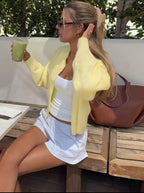 Solid button up cardigans