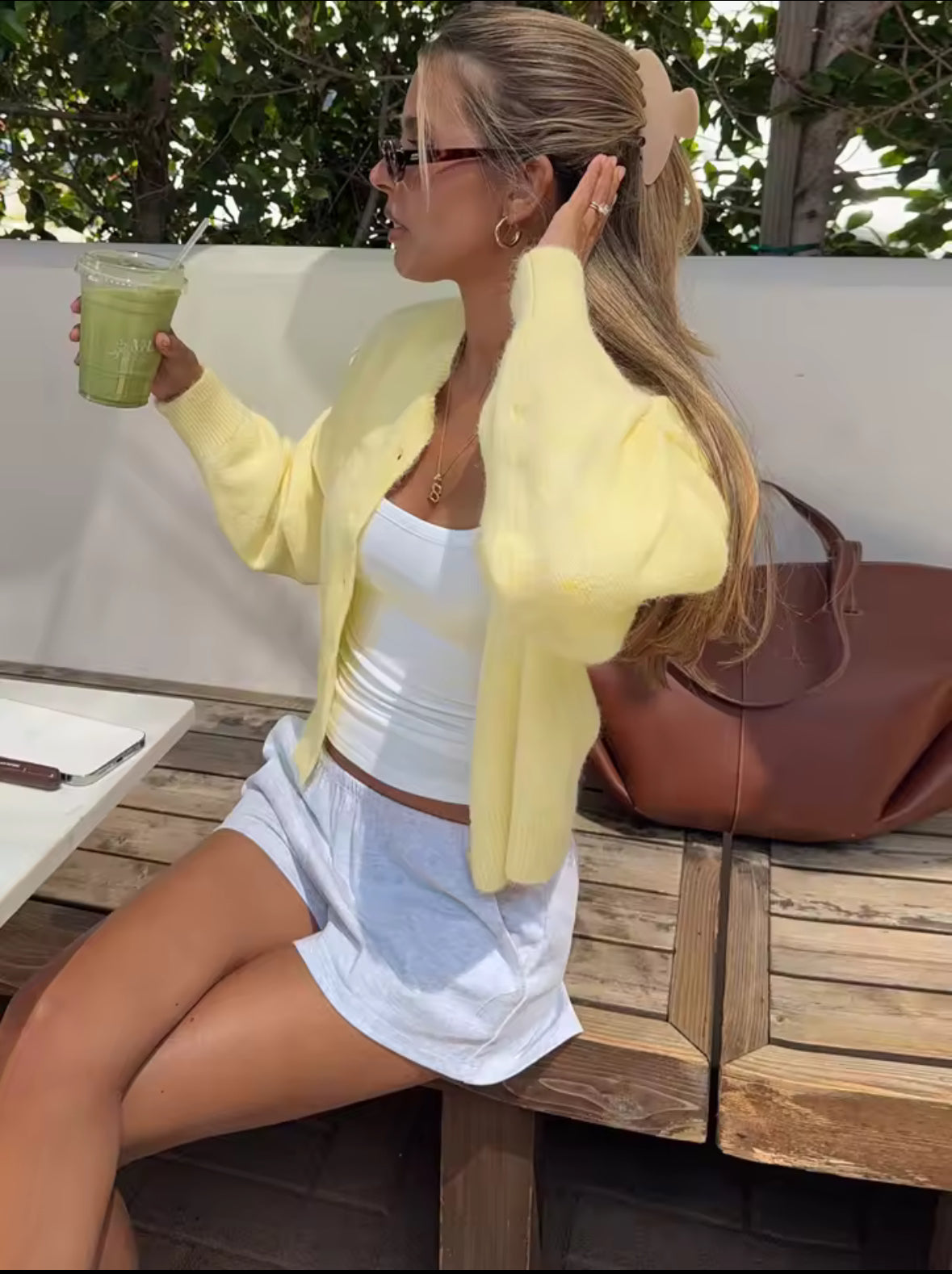 Solid button up cardigans