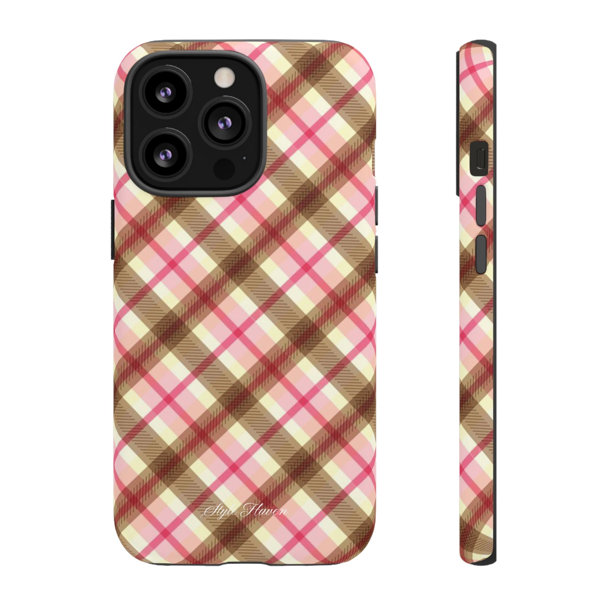 sweet tartan pink case