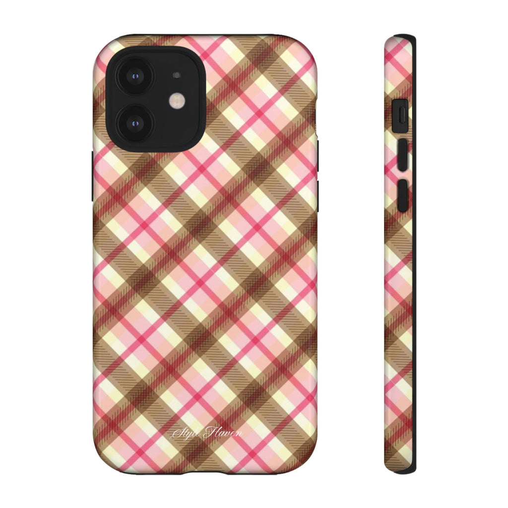 sweet tartan pink case