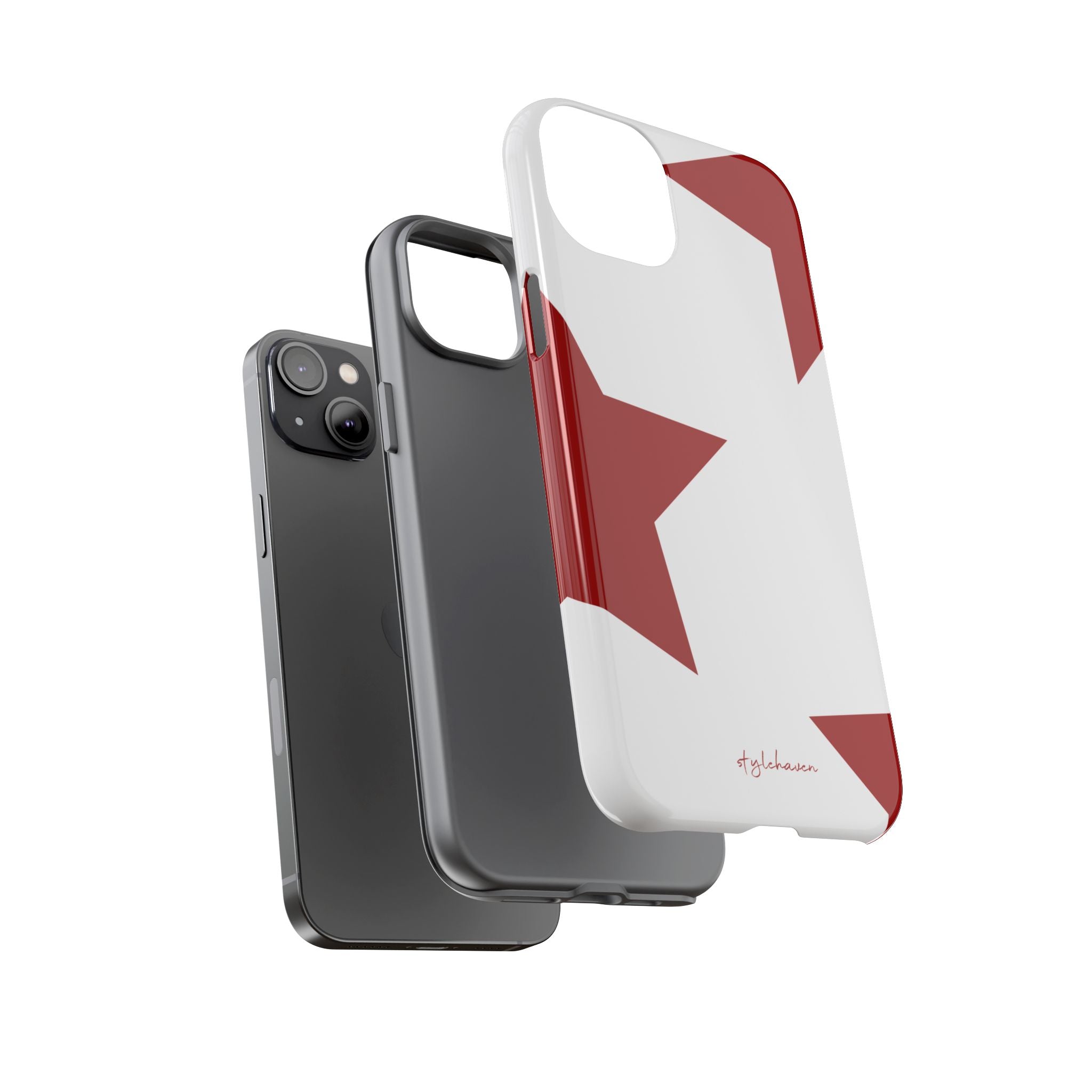 All I see is stars red phone case