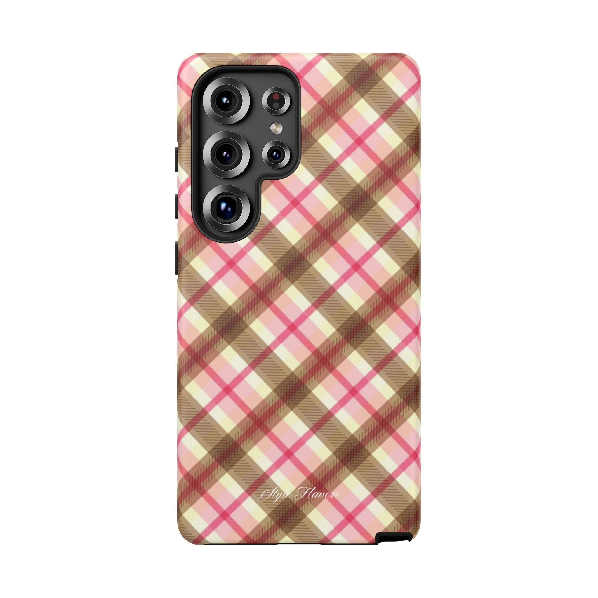 sweet tartan pink case
