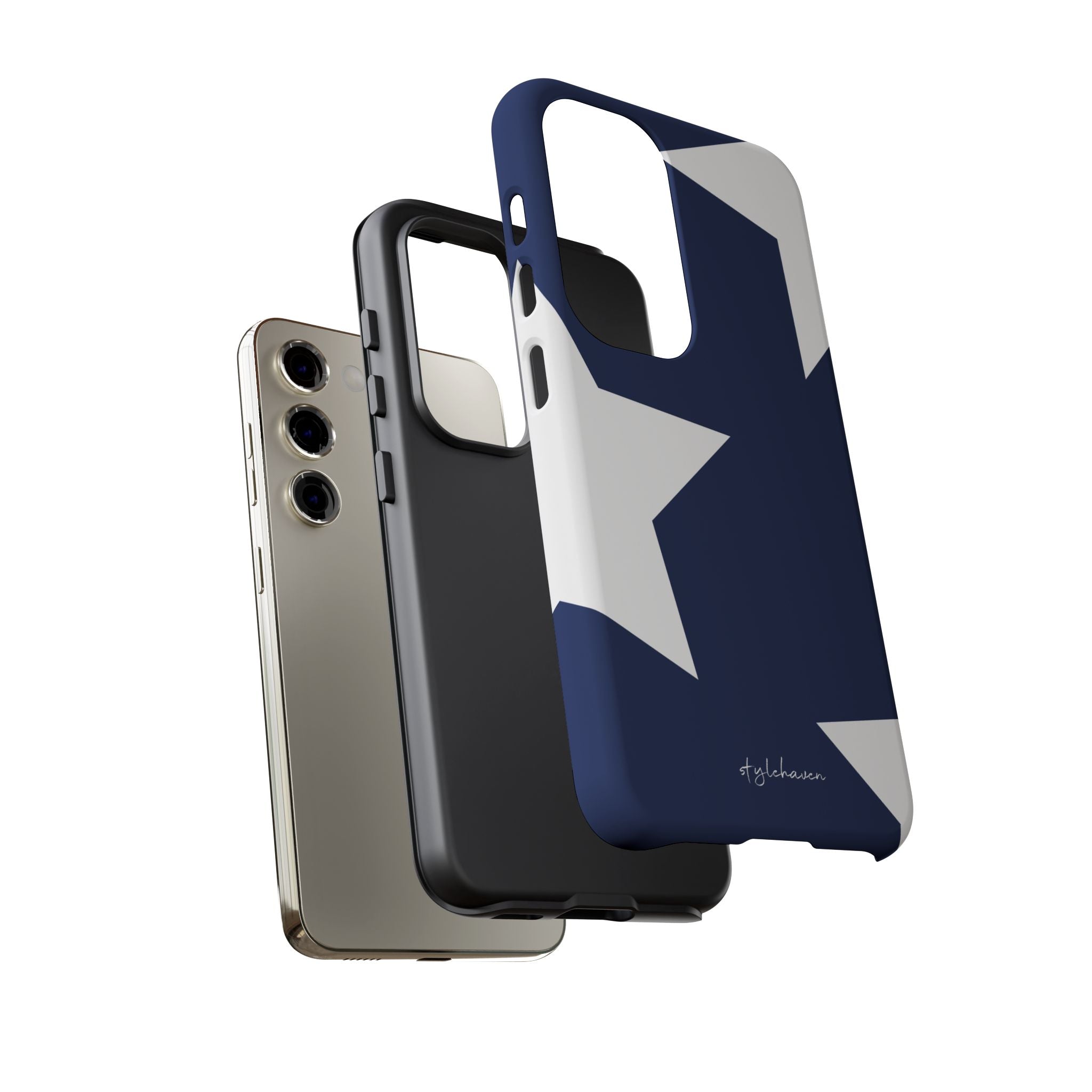 All I see is stars blue phone case