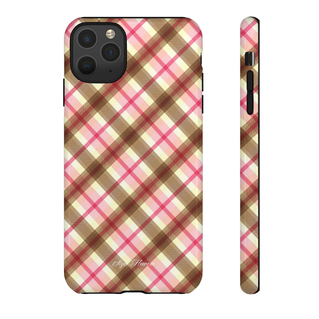 sweet tartan pink case