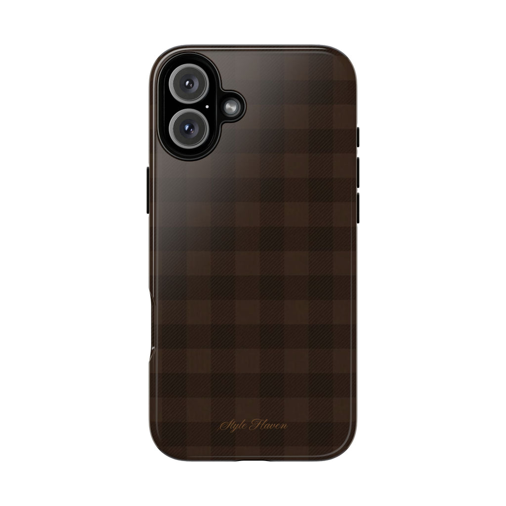 cocoa checkered case