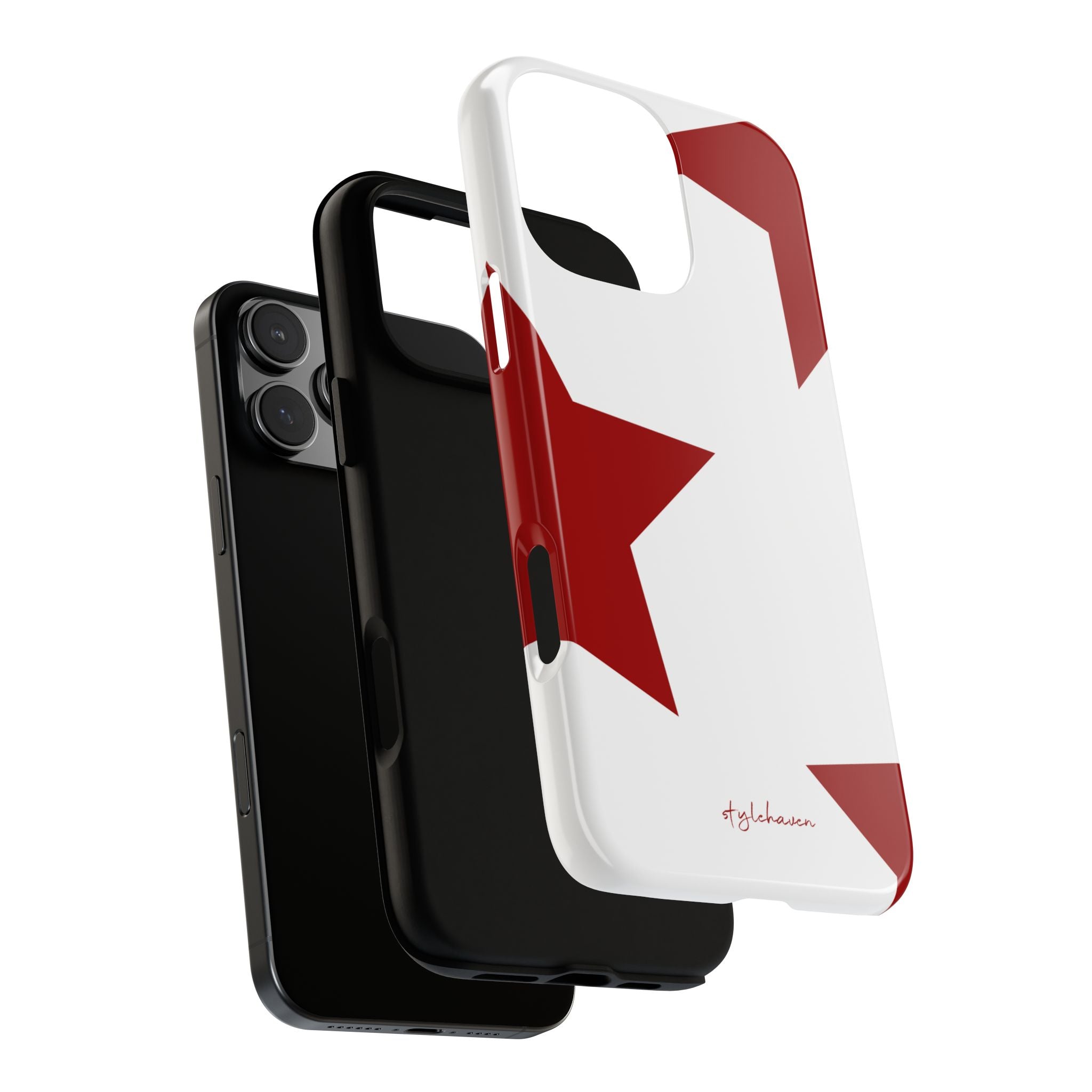 All I see is stars red phone case