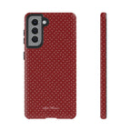 the red polka phone case