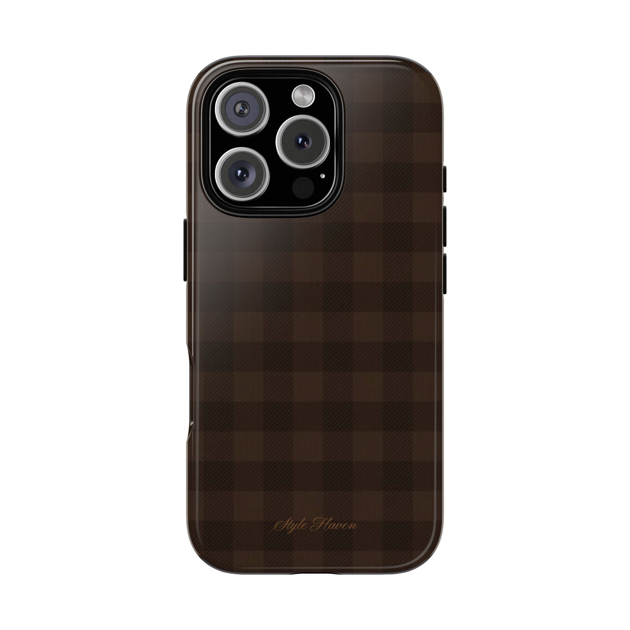 cocoa checkered case