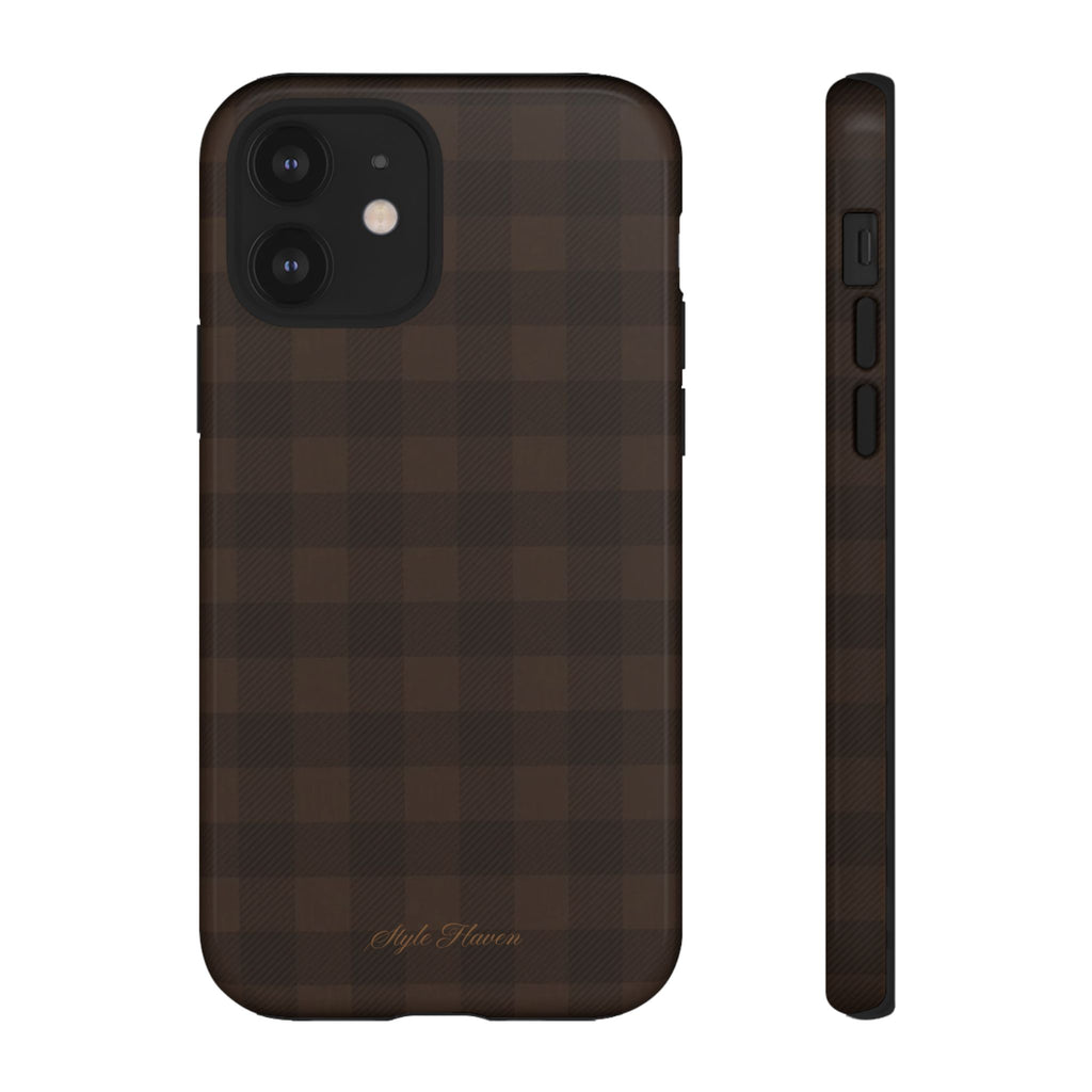 cocoa checkered case
