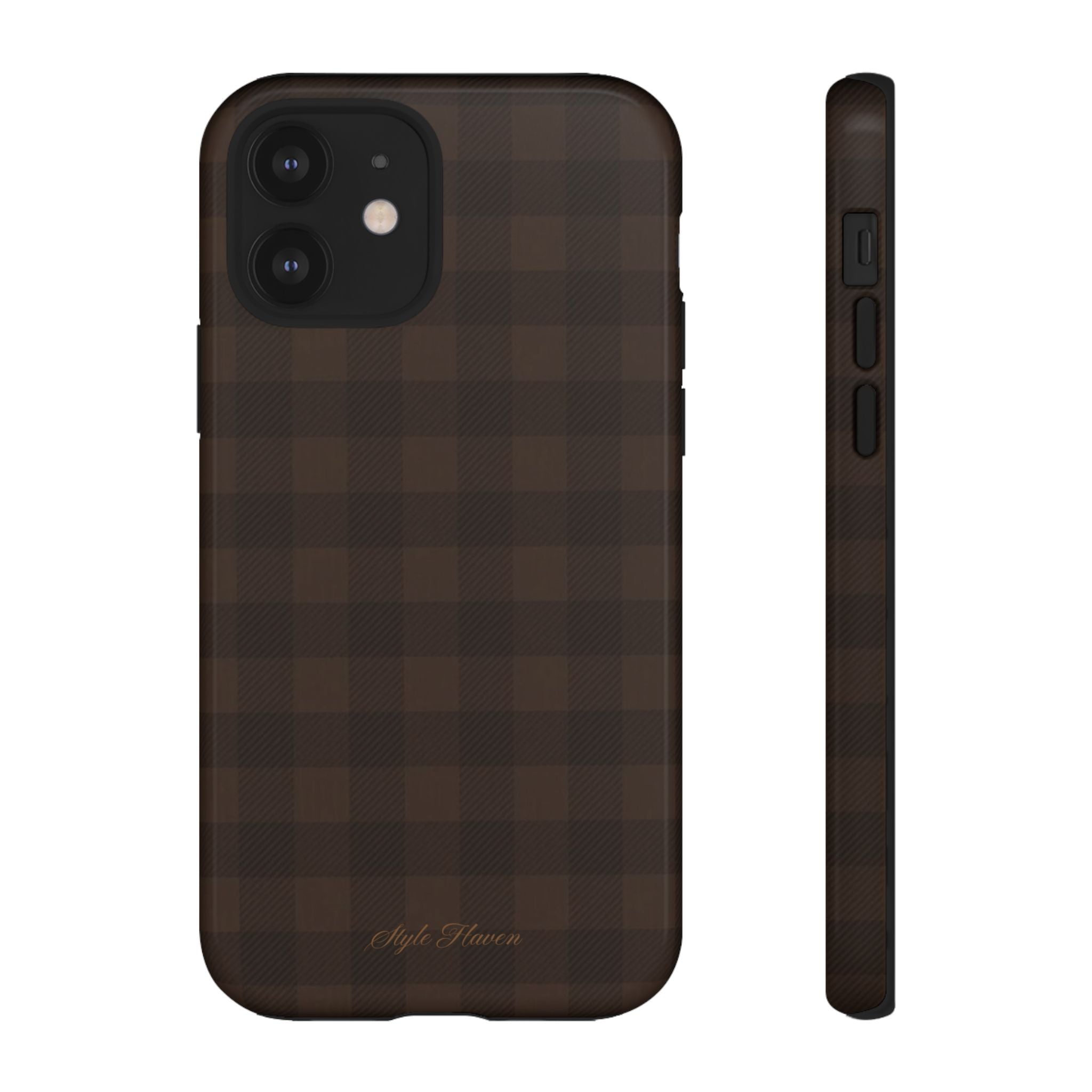 cocoa checkered case