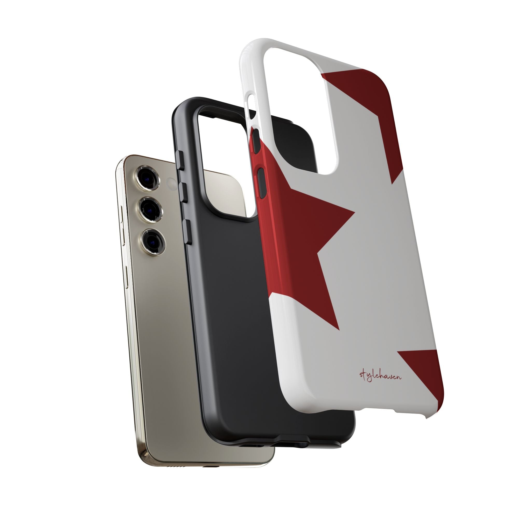 All I see is stars red phone case