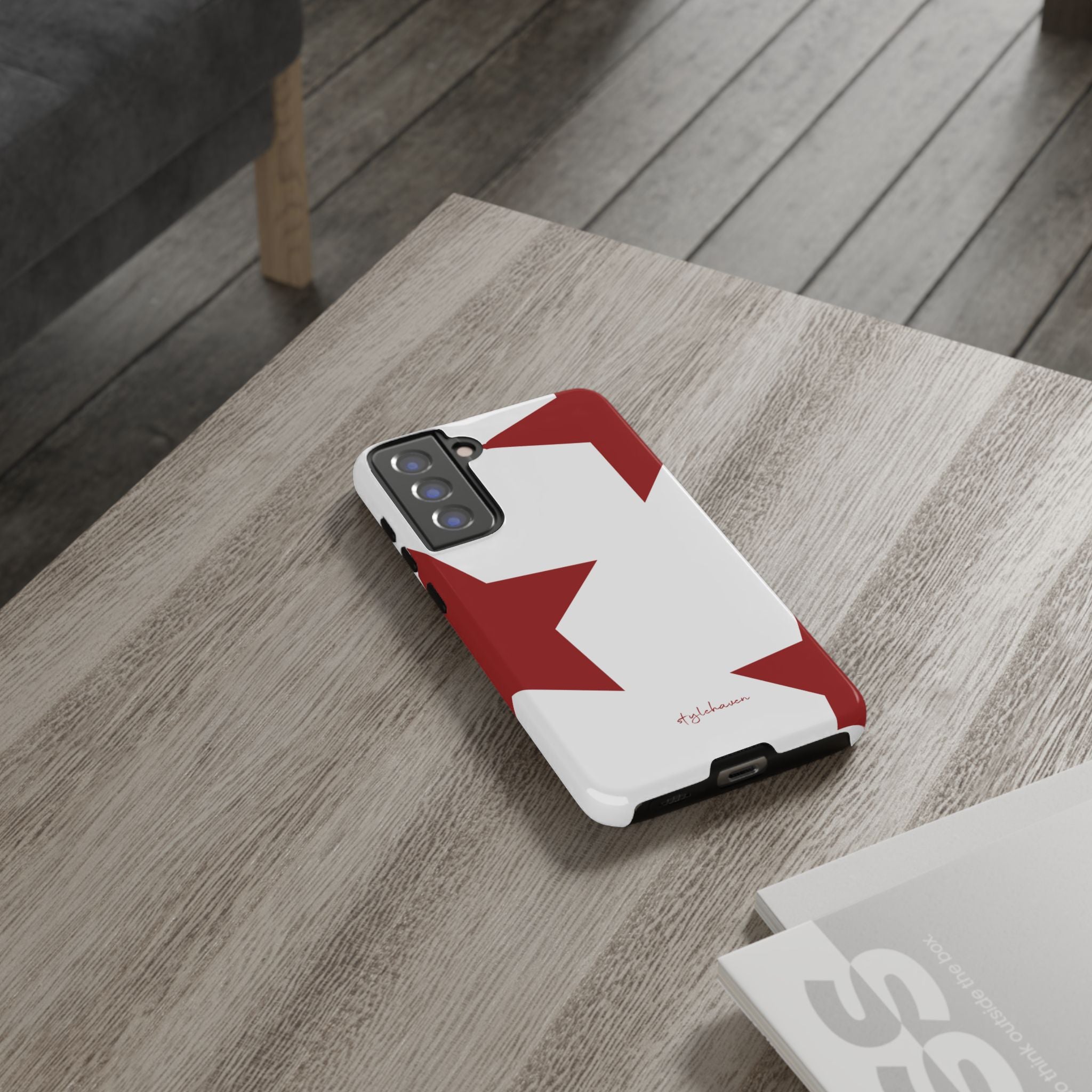 All I see is stars red phone case