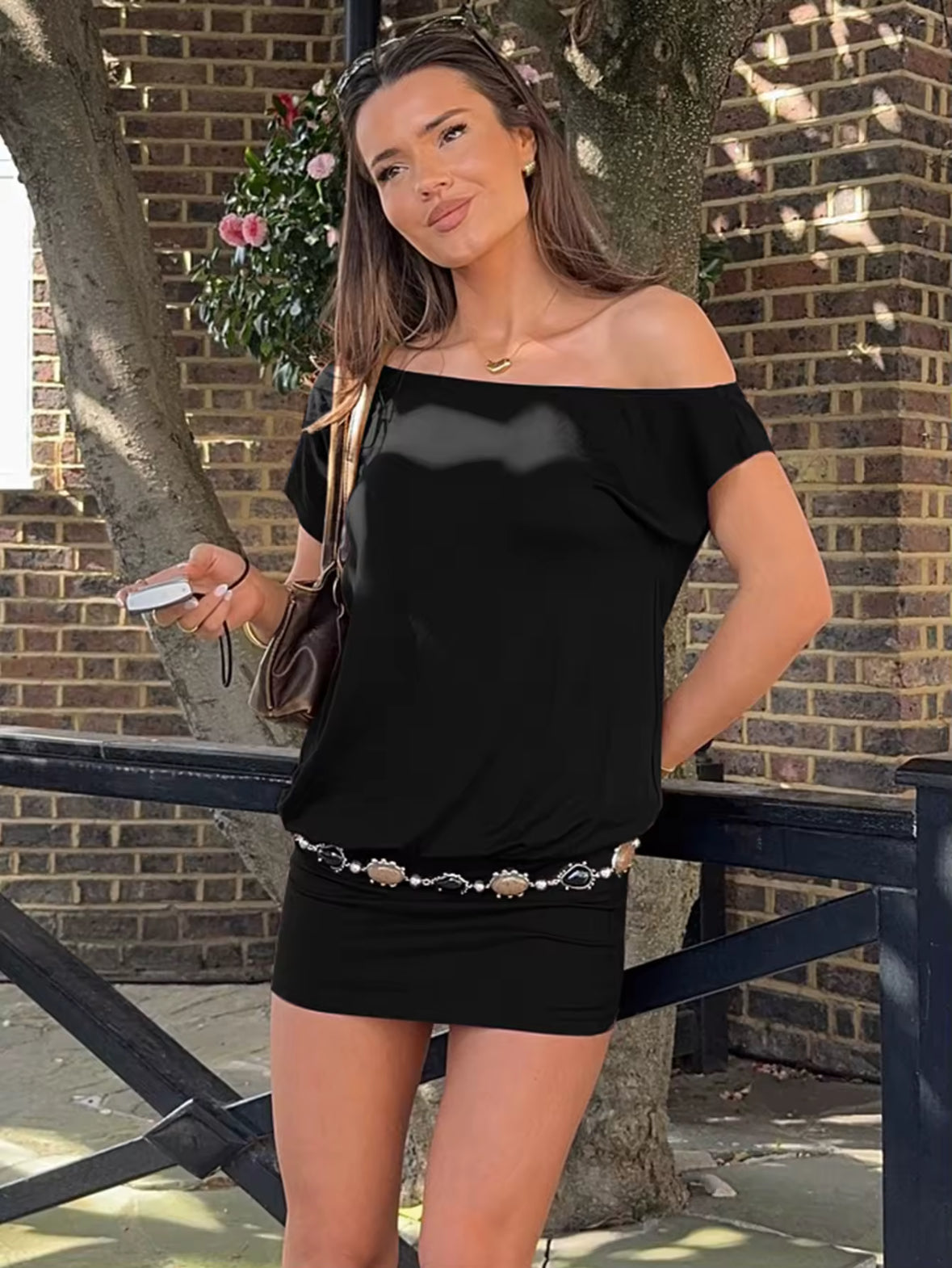 offside mini dress