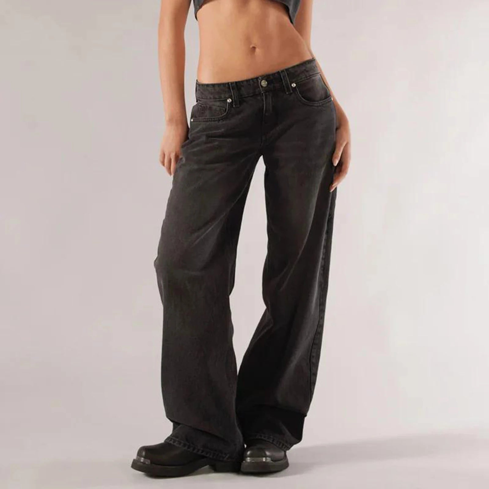 low waisted star back jeans