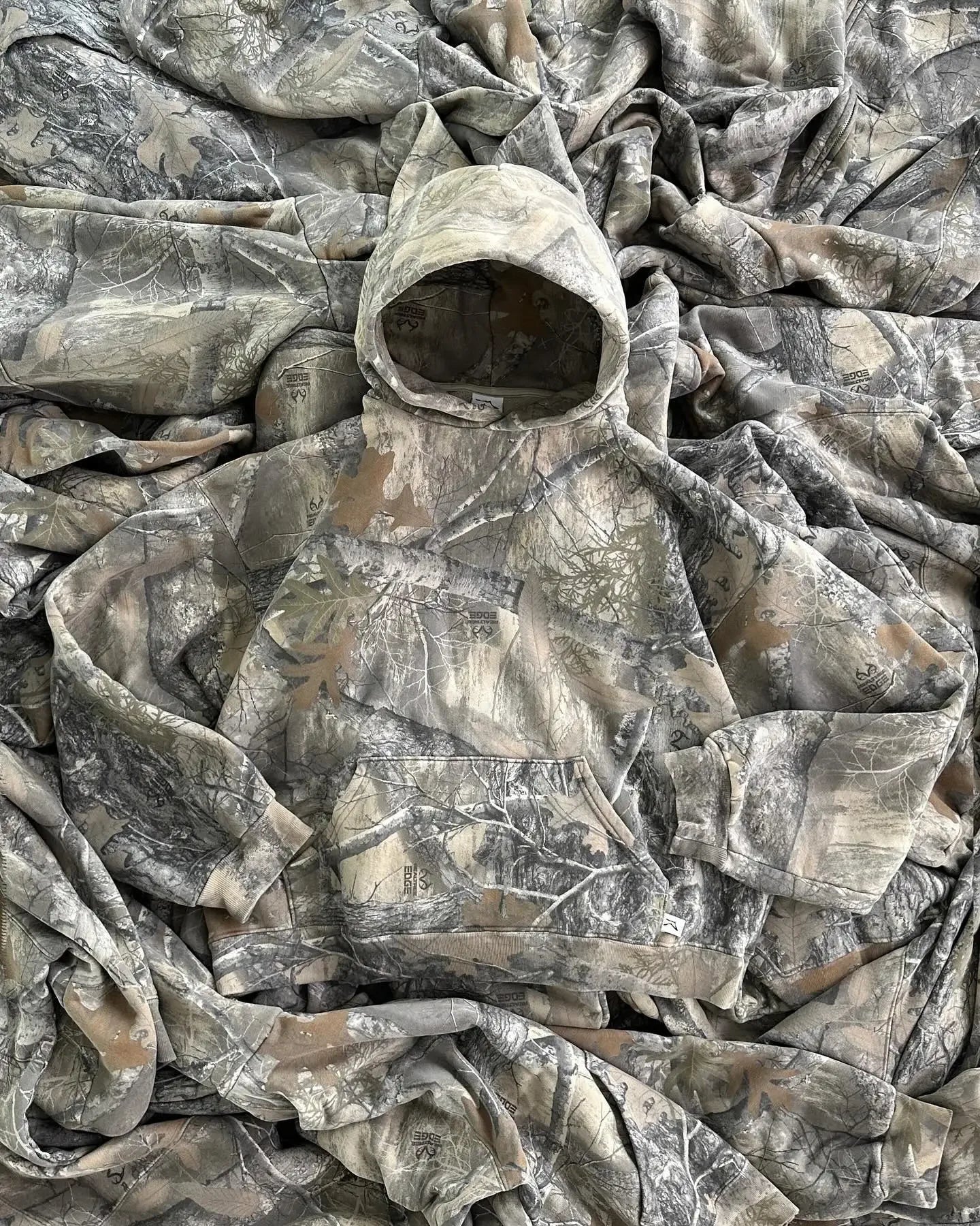 Camo pullover hoodie