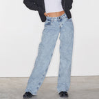 loose straight leg jeans