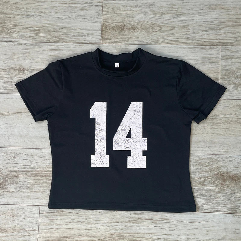 Varsity 14 baby tee